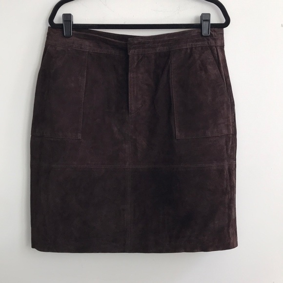 Violeta by Mango Genuine suede skirt - Picture 2 of 8